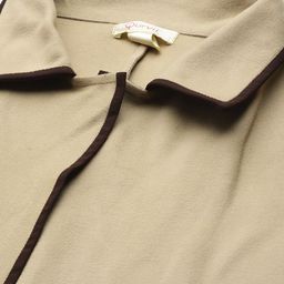 Qurvii Suede Open Front Longline Overcoat image 2