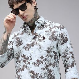 U.S. Polo Assn. Denim Co. Pure Cotton Floral Printed Casual Shirt-picture-11