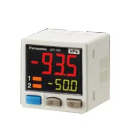 Panasonic Dual Display Digital Pressure Sensor, Pressure Range -0.100 to +1.000 MPa, DP-102-M image 1