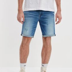 American Eagle Outfitters Blue Regular Fit Denim Shorts-picture-25
