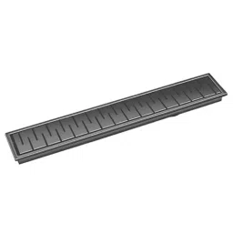 Sanjay Chilly Brick Shower Drain Channel Ultra Black 100x900 mm (‎4 x 36 inch), ‎SCDBUB-900-image-2