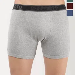 Sporto by Macho Pack Of 4 Mid-Rise Long Trunks-picture-46