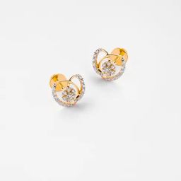 P.N.Gadgil Jewellers 14k Gold Temptation Stud Diamond Earrings For Women-image-42