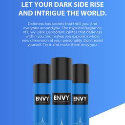 Envy Men Set of 3 Deodorants - 115g each - Dark + Absolute + Fiery image 3