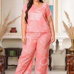YASH GALLERY Women Printed Night suit-image-55