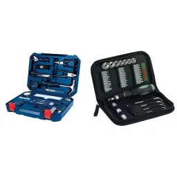 Bosch 2.607.002.790 All-in-One Metal Hand Tool Kit (Blue, 108-Pieces) & Screwdriver  Combo-34