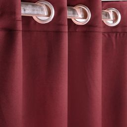 Saral Home Maroon Set of 2 Black Out Window Curtain-image-98