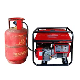 HPM Petrol and LPG 10.9 Amp Recoil Start Portable Generator 2.8 kVA Maximum Output, HP-3500-LPG-27