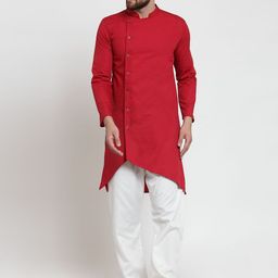 Moda Rapido Woven Design Angrakha Kurta-picture-24