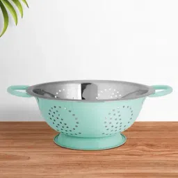 Living Scapes by Pantaloons Aqua Metal Colander-picture-5