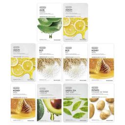 The Face Shop Real Nature Glowing Bride Masksheet Combo Set of 10-0