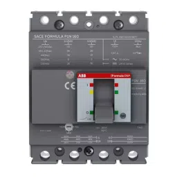 ABB SACE Formula DSP Molded Case Circuit Breaker 240 V AC 44.1-63 Amp 4 Pole 25 kA, 1SDA116244R1-32