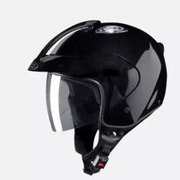Studds Black Xtra Large (600 mm) Open Face Helmet, KS-1 Metro-image-84