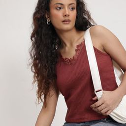 The Roadster Life Co. Ribbed Lace Insert Cami Top-image-46