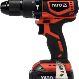 Yato0 - 2000 RPM Battery Operated Brushless Cordless Drill Driver Kit YT-82796-9