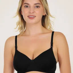 POOJA RAGENEE Black Medium Coverage Lightly Padded Bra-picture-20