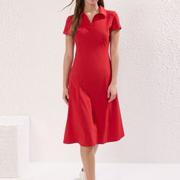 Trendyol Women A-Line Midi Dress-picture-1