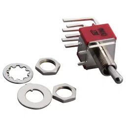 ALCOSWITCH - TE CONNECTIVITY Toggle Switch, Dpdt, 5A, 125Vac, Pcb, 2-1825138-3-7