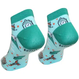 Man Arden Men Multicoloured  Printed  Cotton Ankle Length Socks image 5