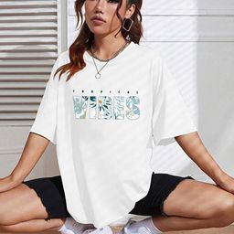 TOGS & TERRE Women Typography Printed Organic Cotton T-shirt-picture-28