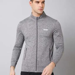 Cantabil Grey Melange Regular Fit Sports Jacket-image-25