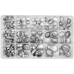 Yato Double Ear Hose Clamp assortment Mix Of Size YT-06784-picture-1