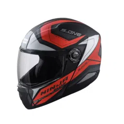 Studds NINJA ELITE SUPER D4 DECOR Matt Black 600 mm X Large Full Face Flip-Up Helmet, D4 MATT BLACK N2-image-82