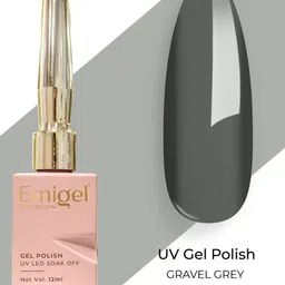 Emigel PROFESSIONAL UV Gel Polish - 12 ml - Gravel Grey - E081-picture-12