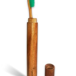 Organic B Neem Toothbrush With Eco Friendly Travel Case - Beige-image-87