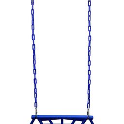 Hop N Play Gym Trapeze Bar Rings with Plastic Coated Chain Swing Set for Kids - Blue-18