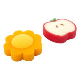 Baby Moo Sliced Pineapple And Apple 2 Pk Bath Sponge - Multicolour-86
