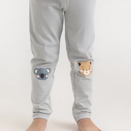 haus & kinder 100% Cotton Animals Printed Leggings - Grey-image-99
