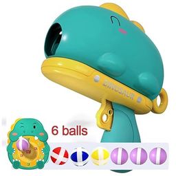 Happy Hues Dinosaur Toy Gun- Foam Bullet Blaster-Dart Target Games for Kids- Indoor Toys -Green-19