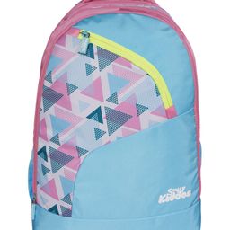 Smily Kiddos Smarty Backpack with Rain Cover Pink - Height 19.5 Inches-image-2