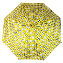 Little Surprise Box Leaves Printed Umbrella - Yellow-image-31