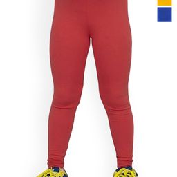 FRENCH KLEIDER Girls Pack Of 3 Mid-Rise Churidar-Length Leggings-image-79