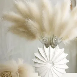 Myntra Elegant Homes White Textured Vintage Flower Vase image 5