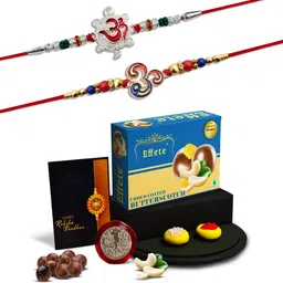DeoDap Pack of 4 Chocolate & Rakhi Gift Set-16