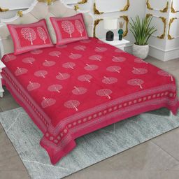 E Elma Unisex Pink Bedsheets-image-63