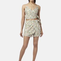 People by Pantaloons Coral & Green Printed Co-Ords Set-picture-9