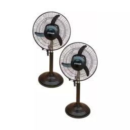 SHATAK Mini Bullet (12 Inch) Black 300 mm Pedestal Fan (Pack of 2)-picture-36