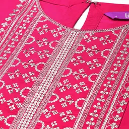 Libas Ethnic Motifs Embroidered Regular Sequinned Kurta with Trousers & Dupatta image 2
