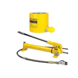 Nutronics Hydraulic Cylinder Jack Kit with Hand Pump Metal 50 mm 30 Ton (30000 Kg) Load Capacity for Industrial Uses, RSC-3050+700-picture-18