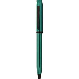 Cross Century II Transluscent Green Lacquer W Polished Black PVD Ballpoint Pen-picture-1