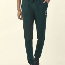 Ajile by Pantaloons Green Slim Fit Printed Joggers-image-98