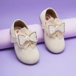 Minesole Girls Solid PU Flatforms-11