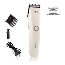 HTC AT-206 Rechargeable Hair Trimmer with 45 min Runtime, 1 Length Settings (White)-21