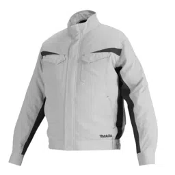 Makita Cordless Fan Jacket 100% Polyester White & Black Size L, DFJ213ZL-image-84
