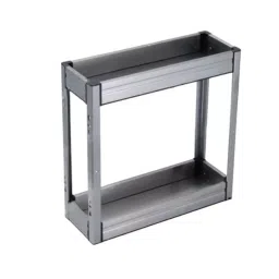 Octune Soft Close Double Bottle Pullout 250x500x430 mm Food Grade 304 Stainless Steel Brush Silver Finish, OСТ441-4