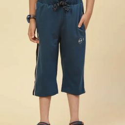 Monte Carlo Kids Teal Solid Trousers-image-21